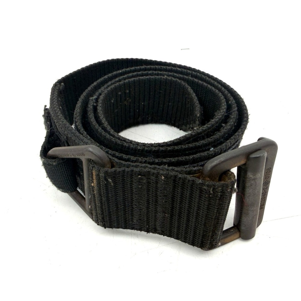US Military OIF 2009 CQB Riggers Belt Black V-Ring Parachute Hardware Men's L XL